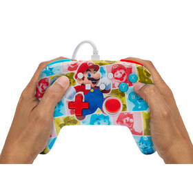 Gamepad PowerA Enhanced Wired Controller na Nintendo Switch - Super Mario - Mario Hero Reel 

 obrázek produktu 5 z 5