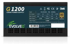 Zdroj Evolveo G1200 Black 1200W 80+ Gold, ATX 3.1 černý

 obrázek produktu 4 z 15