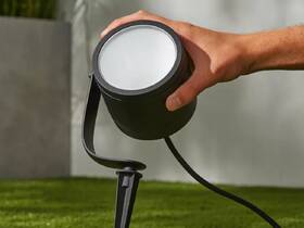 Venkovní svítidlo Philips Lily XL White and Color Ambiance Spot, bez zdroje - černé + Detektor pohybu  Outdoor (8719514342262) černé černé

 obrázek produktu 2 z 7