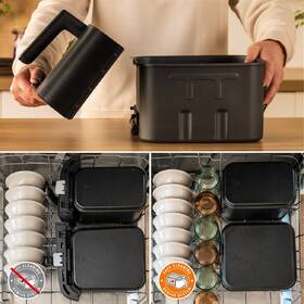 Fritéza horkovzdušná Tefal EY9478E0 Ever Fry XXL Dual+ černá

 obrázek produktu 9 z 9
