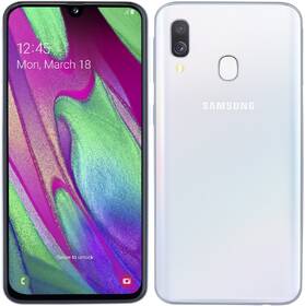 Mobilní telefon Samsung A40 Dual SIM bílý

 obrázek produktu 1 z 8