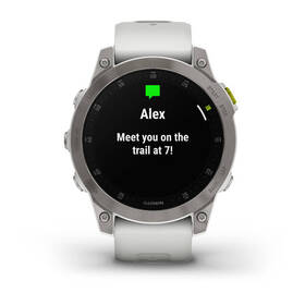 Chytré hodinky Garmin epix (Gen 2) Sapphire - Titan/White Silicone Band 

 obrázek produktu 7 z 12