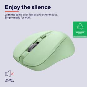 Myš Trust Mydo Silent Click zelená

 obrázek produktu 5 z 8