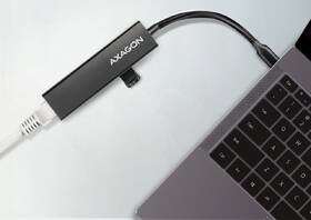 USB Hub Axagon USB 3.2 Gen 1 hub, 3x USB-A + Gigabit Ethernet, kabel USB-C 20cm černý

 obrázek produktu 5 z 5