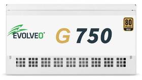 Zdroj Evolveo G750 White 750W 80+ Gold, ATX 3.1 bílý

 obrázek produktu 6 z 11