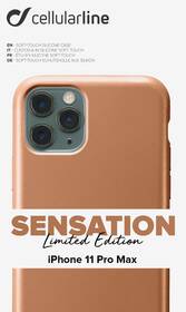 Kryt na mobil CellularLine SENSATION Metallic na Apple iPhone 11 Pro Max zlatý

 obrázek produktu 3 z 3