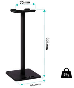 Stojánek Connect IT Stand-It na headsety černý

 obrázek produktu 2 z 4