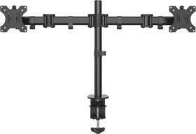 Držák STELL SOS 1020, dual, na monitor, pro úhlopříčky 13" až 27", nosnost 8 kg černý

 obrázek produktu 1 z 14