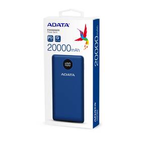 Powerbanka ADATA P20000QCD 20000mAh, QC + PD 18W modrá

 obrázek produktu 6 z 6
