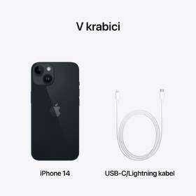 Mobilní telefon Apple iPhone 14 256GB Midnight 

 obrázek produktu 8 z 8