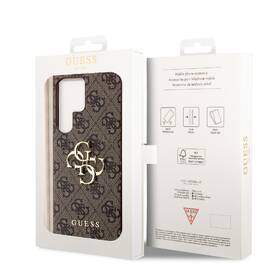 Kryt na mobil Guess PU 4G Metal Logo na Samsung Galaxy S24 Ultra hnědý

 obrázek produktu 4 z 4