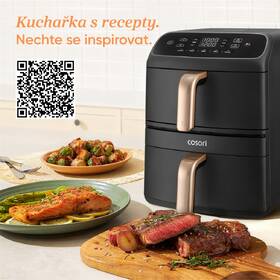 Fritéza horkovzdušná COSORI Turbo Tower Compact, 8,6 l černá

 obrázek produktu 8 z 11