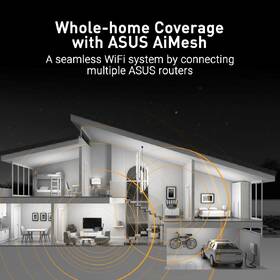 Router Asus TUF-BE6500 (BE6500) WiFi 7 Extendable Gaming,  AiMesh černý

 obrázek produktu 7 z 10