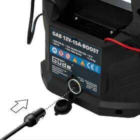 Nabíječka autobaterií Güde GAB 12V-15A-BOOST 

 obrázek produktu 4 z 5