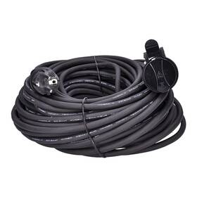 Kabel prodlužovací Solight 1 zásuvka, 30m, 3 x 1,5mm2, gumová černý

 obrázek produktu 1 z 1
