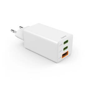 Nabíječka do sítě Hama GaN 2x USB-C + USB-A, PD/QC, 65 W bílá

 obrázek produktu 1 z 7