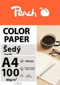 Papíry do tiskárny Peach Color A4 - 100 listů šedé

 obrázek produktu 2 z 2