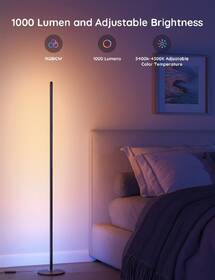 Stojací lampa Govee RGBW Floor Lamp Lite, Matter černá

 obrázek produktu 7 z 9