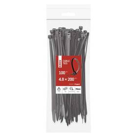 Stahovací pásky EMOS 200×4,8MM, 100KS černé

 obrázek produktu 2 z 8