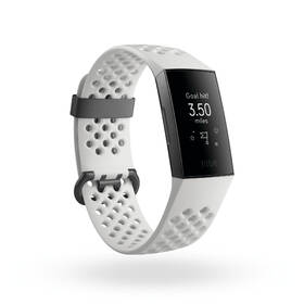 Fitness náramek Fitbit Charge 3 speciální edice (NFC) - Graphite, White Silicone 

 obrázek produktu 2 z 9