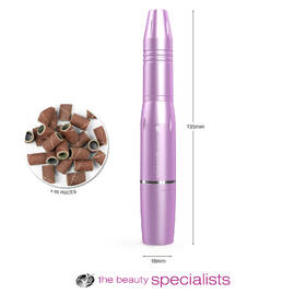 Sada na manikúru / pedikúru Rio NAEF fialová barva
