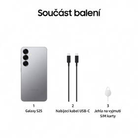 Mobilní telefon Samsung Galaxy S25 5G 12 GB / 128 GB šedá barva
