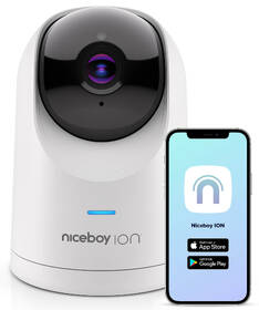 IP kamera Niceboy ION Guardian N2 FullHD Wi-Fi bílá barva
