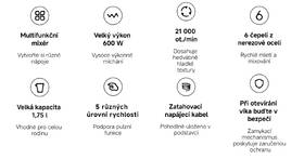 Stolní mixér Xiaomi Blender černý

 obrázek produktu 5 z 10