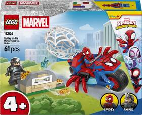 Stavebnice LEGO® Marvel Spidey a jeho úžasní přátelé 11206 Spidey na motorce vs. Rhino 

 obrázek produktu 8 z 9