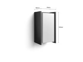 Venkovní svítidlo Philips Turaco Hue wall A60 WCA hliník/antracitové

 obrázek produktu 3 z 4
