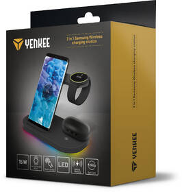 Bezdrátová nabíječka YENKEE YAC 5310 3v1 Samsung Qi 

 obrázek produktu 7 z 7