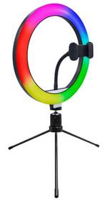Kruhové světlo Powerton 10" RGB LED, tripod černé

 obrázek produktu 2 z 3