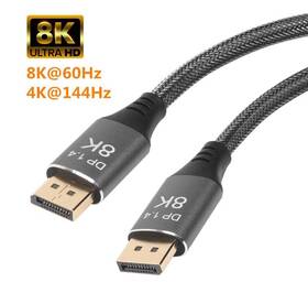 Kabel PremiumCord DisplayPort 1.4, 32,4 Gbit/s, 8K, 3 m černý

 obrázek produktu 5 z 19