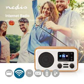 Internetový radiopřijímač s DAB+ Nedis RDIN2000WT bílý/dřevo

 obrázek produktu 8 z 8