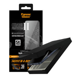 Tvrzené sklo PanzerGlass Ceramic II Apple iPhone 17 Pro s bezprašným instalačním boxem 

 obrázek produktu 5 z 5
