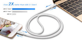 Kabel ADATA USB 3.1/USB-C, 1m, hliníkový bílý

 obrázek produktu 4 z 5