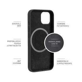 Kryt na mobil FIXED MagFlow s podporou MagSafe na Apple iPhone 13 černý

 obrázek produktu 4 z 6