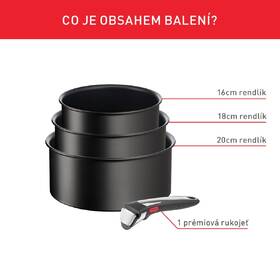 Sada nádobí Tefal Ingenio Unlimited L7639102, 4 ks 

 obrázek produktu 4 z 7