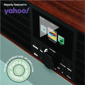 Internetový radiopřijímač Majority Peterhouse Graduate černá barva
