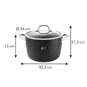 Hrnec s poklicí Tescoma 24 cm, 6 l 

 obrázek produktu 1 z 3