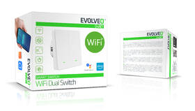 Vypínač Evolveo Dual Switch, Wi-Fi bílý

 obrázek produktu 10 z 10