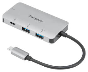 USB Hub Targus USB-C na 2 porty USB-A a 2 porty USB-C stříbrný

 obrázek produktu 2 z 5