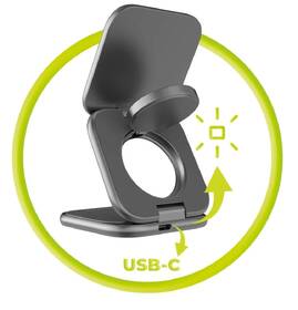 Bezdrátová nabíječka Mobile Origin 3in1 Qi2 25W UltraSlim PW36 šedá

 obrázek produktu 4 z 11