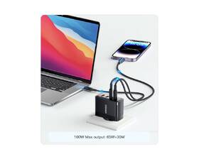 Nabíječka do sítě Essager Multi Charge 100W, 2x USB-C, 2x USB-A černá

 obrázek produktu 5 z 10