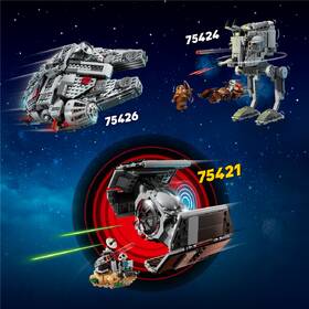 Stavebnice LEGO® Star Wars™ 75427 SMART Play™: Duel v trůnním sále a A-Wing™ 

 obrázek produktu 8 z 8