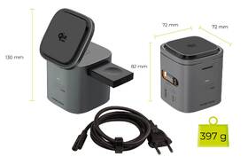 Nabíječka do sítě Mobile Origin 100W, Qi2 25W Foldable Charger PW37, MagSafe černá

 obrázek produktu 13 z 16
