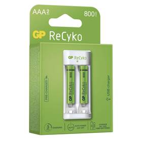Nabíječka GP Eco E211 + 2× AAA ReCyko 800 

 obrázek produktu 5 z 5