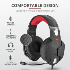 Headset Trust GXT 322 Carus černý

 obrázek produktu 7 z 10