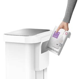 Odpadkový koš Simplehuman CW2027, 45 l bílý

 obrázek produktu 5 z 5