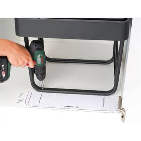 Odpadkový koš na tříděný odpad Brabantia Sort&Go, dark grey 

 obrázek produktu 6 z 15